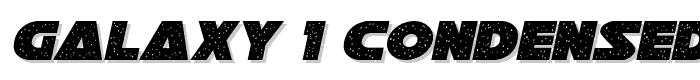Galaxy 1 Condensed Italic font